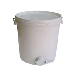 Secchio in polipropilene per miele 17L - 24kg da cm31,5*31,5*28h con valvola in plastica
