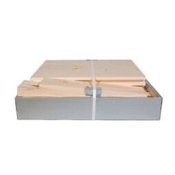 Arnia 6 favi cubo KIT tavola unica con viti, fondo antivarroa