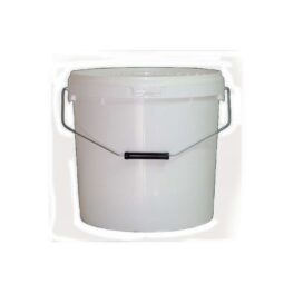 Secchio in plastica alta qualit&agrave; per miele 15kg da cm 28x28x27h con coperchio