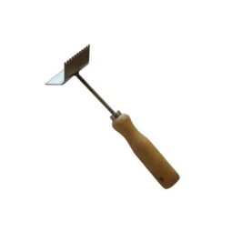 Raschietto per pulire escludiregina dentellato inox RAS 02 mod. CLAD