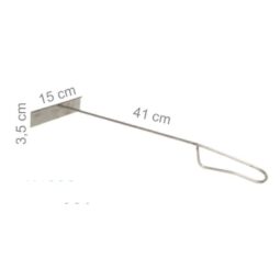 Paletta raschia miele larga Inox