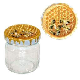 Vaso 50g, modello tondo, compreso capsula modello api new, conf. 30 pezzi
