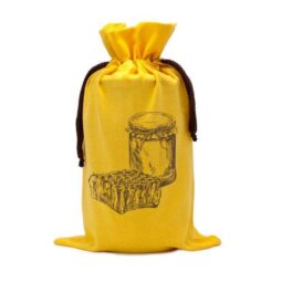 Sacchetto in cotone da regalo per vaso miele 1Kg TE5m - 2 colori