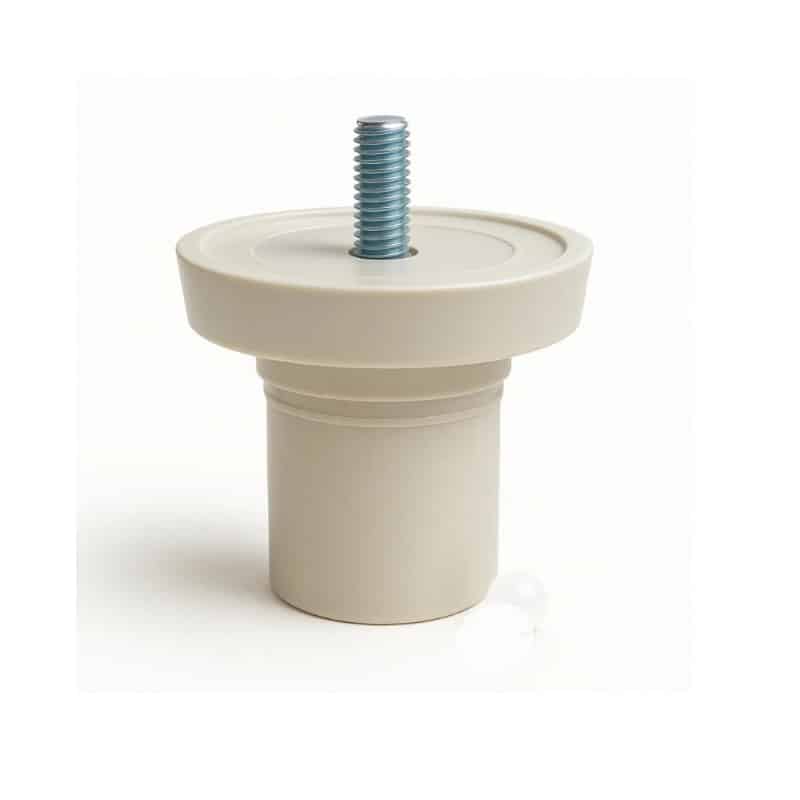 Perno, mozzo inferiore in resina di ricambio per fissaggio cestello smielatore mod. Minima Lyson