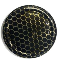 Capsula per barattolo miele &Oslash;82 nera alveare