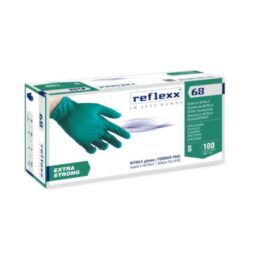 Guanti apicoltore in nitrile verde, senza polvere, conf. 100 pz