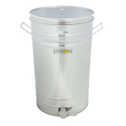 Maturatore 150L-210kg con valvola Inox, manici e prefiltro inox Lyson