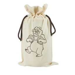 Sacchetto in cotone da regalo per vaso miele 1Kg TE5c - 2 colori