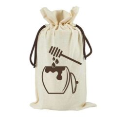 Sacchetto in cotone da regalo per vaso miele 1Kg TE5g - 2 colori