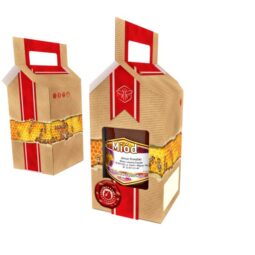 Scatola regalo miele per 1 vaso da 1000g, P1E