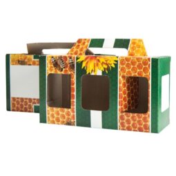 Scatola regalo miele per 3 vasi da 250g, P2E