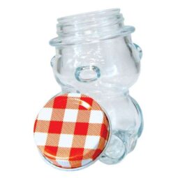 Vaso 110g (80ml) modello orsetto, con capsula