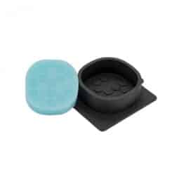 Stampo in silicone per 1 Sapone tondo con esagoni