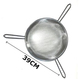 Filtro miele singolo inox con treppiede diam. 23cm appoggio 39cm