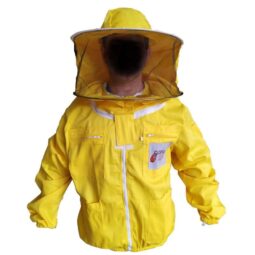 Camiciotto apicoltore con maschera rotonda in cotone