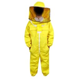 Tuta da completa da apicoltore con cappello rotondo per Bambino giallo