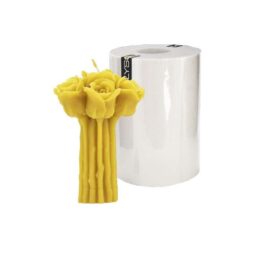 Stampo per candele in silicone - BUQUET DI ROSA