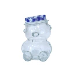 Vaso 210g (150ml) modello orsetto, con capsula colorata