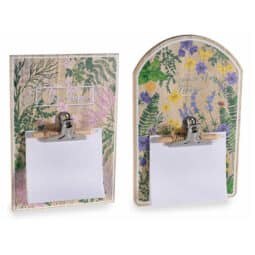 Porta block notes legno c/matita da appendere