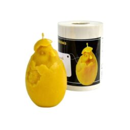 Stampo per candele in silicone - UOVO CON DENTRO PULCINO