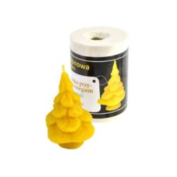 Stampo per candele in silicone - ALBERO RICOPERTO DI NEVE 7cm