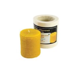 Stampo per candele in silicone - CERO MOTIVO CORDA - ALTEZZA 7CM