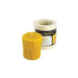 Stampo per candele in silicone - CERO MOTIVO LANA - ALTEZZA 7CM
