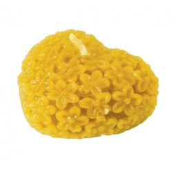 Stampo per candele in silicone - CUORE FLOREALE