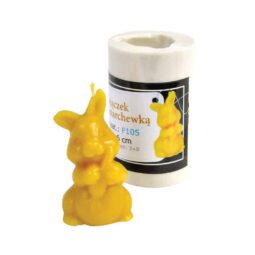 Stampo per candele in silicone - LEPRE CON CAROTA