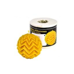Stampo per candele in silicone - SFERA CON DISEGNO