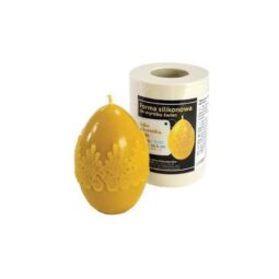 Stampo per candele in silicone - UOVO CON PIZZO GRANDE