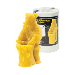 Stampo per candele in silicone - ORSO CON BARILE