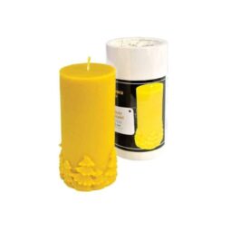 Stampo per candele in silicone - CILINDRO GRANDE CON ALBERI
