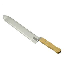 Coltello per disopercolare doppia lama larga liscio/seghettato, 42cm COL 06 mod. CLAD