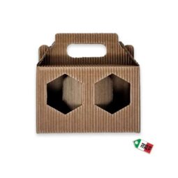 Scatola portavasetti 2x250g esagonale