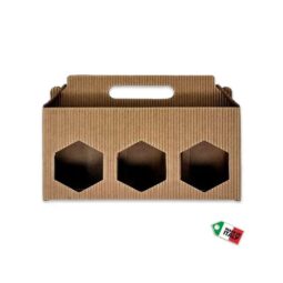 Scatola portavasetti 3x500g esagonale