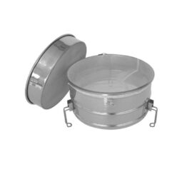 Filtro Inox Doppio Grande con Sacco Nylon e Prefiltro da 200kg a 400kg