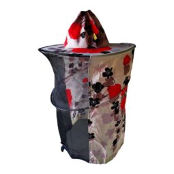 Cappello da apicoltore in cotone e motivo floreale