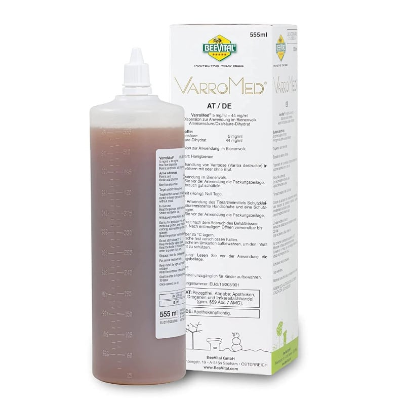 VARROMED trattamento antivarroa, 3 stagioni, 555ml, scad. 09/2027