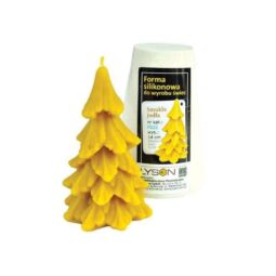 Stampo per candele in silicone - ABETE SOTTILE 14cm