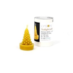 Stampo per candele in silicone - ABETE SU BASETTA, 5CM