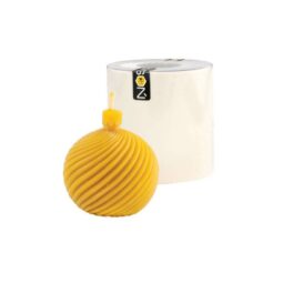 Stampo per candele in silicone - PALLA SPIRALE
