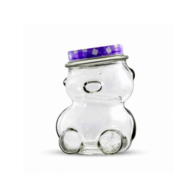 Vaso 420g, (300ml) modello orsetto, con capsula