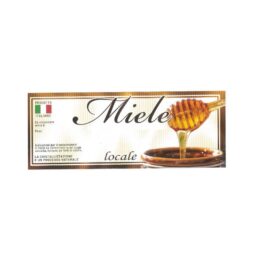 Etichetta adesiva miele locale generica 116x50mm 100pz