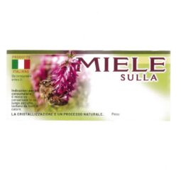 Etichetta adesiva miele di sulla generica 116x50mm 100pz