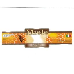 Etichetta adesiva miele locale generica 185x50mm 100pz