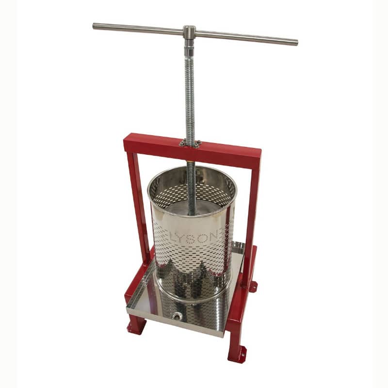 Torchietto o pressa a vite per opercolo manuale, in metallo verniciato a polvere 39*72 mod. Lyson