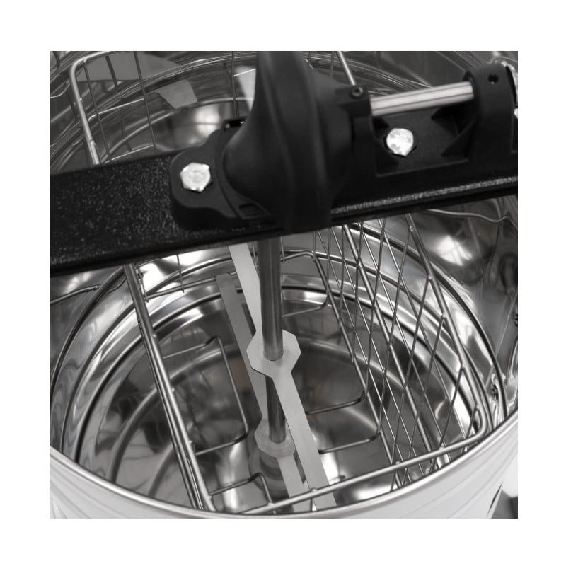 Smielatore tangenziale, 2 favi nido/ 4 favi melario, 400mm manuale per telaini DB, WL, LN, AP - BASIC - immagine 2