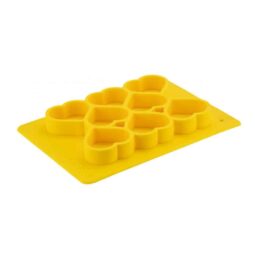 Stampo per candele in silicone per 8 lumini cuore Lyson