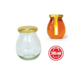 Vaso 340g (245m)l, modello MAJO, con capsula oro 12pz